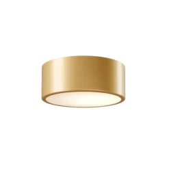 Cleo loftlampe, Ø 20 cm, IP20, guldfarvet, metal, E27