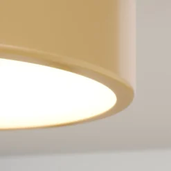 Cleo loftlampe, Ø 20 cm, IP20, guldfarvet, metal, E27