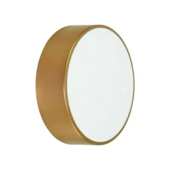 Cleo loftlampe, Ø 20 cm, IP20, guldfarvet, metal, E27