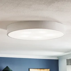 Cleo loftlampe, Ø 60 cm, IP20, hvid, metal, E27