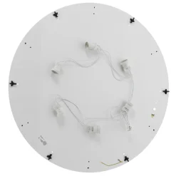 Cleo loftlampe med glasdiffusor, sort, Ø 78 cm