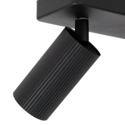 Clubs loftspot, 2 lyskilder, sort