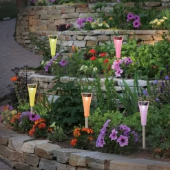 Colorato - farverig LED solcelle jordspyd 5 sæt