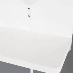 Comfort væglampe, mat hvid, metal, stik, E14