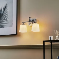 Concord bad- og spejllampe, 2 lyskilder