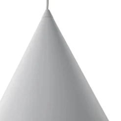 Cono pendel, hvid, Ø 25 cm, stål, enkelt lys