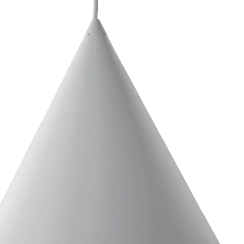 Cono pendel, hvid, Ø 25 cm, stål, enkelt lys