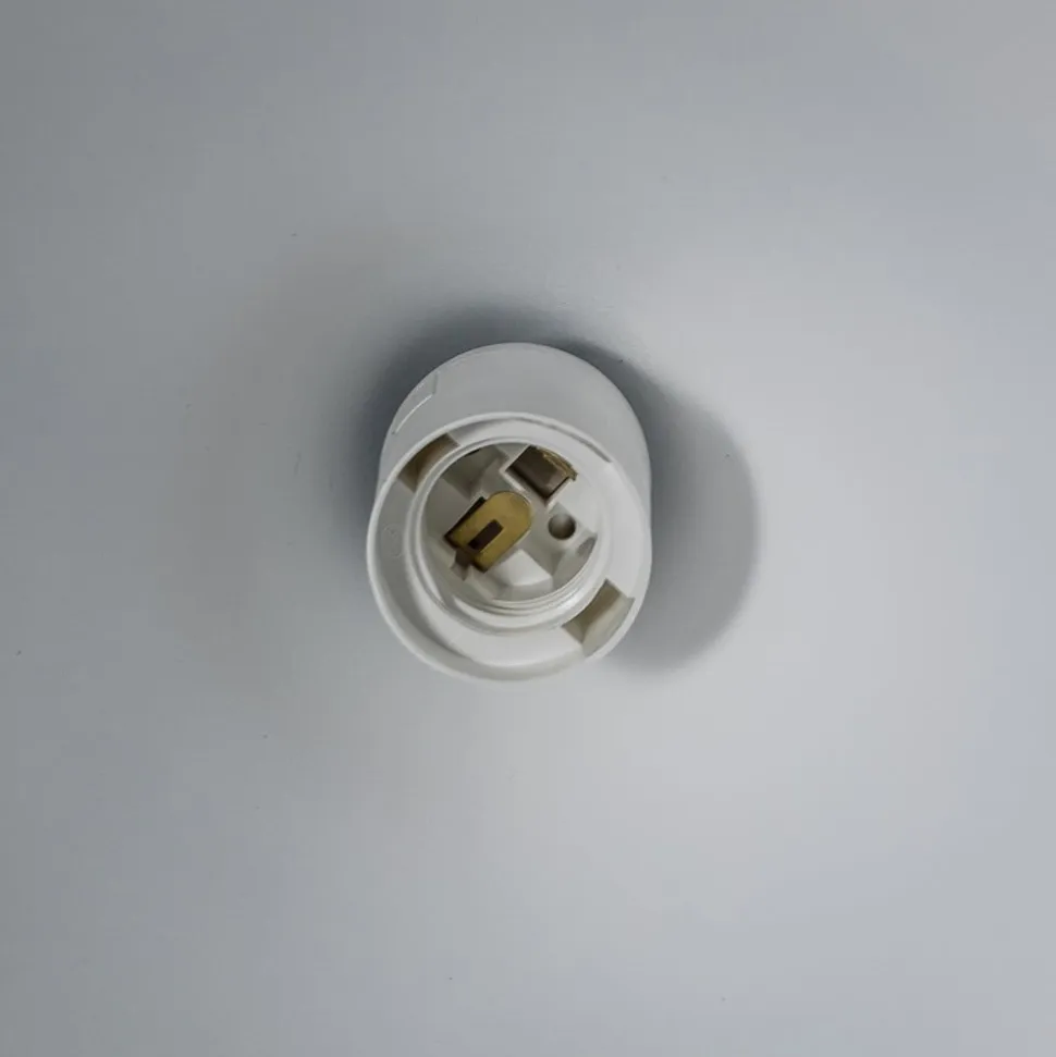 Cono pendel, hvid, Ø 25 cm, stål, enkelt lys