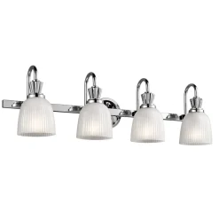 Cora LED-væglampe til badeværelset, 4 lyskilder