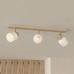 Corato loftspot, sand/nikkel/opal, 3 lyskilder.