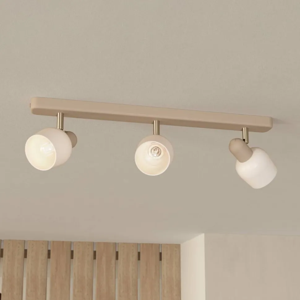 Corato loftspot, sand/nikkel/opal, 3 lyskilder.