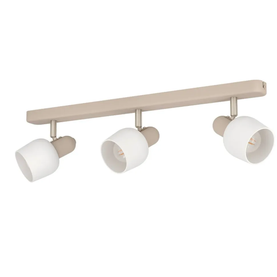 Corato loftspot, sand/nikkel/opal, 3 lyskilder.