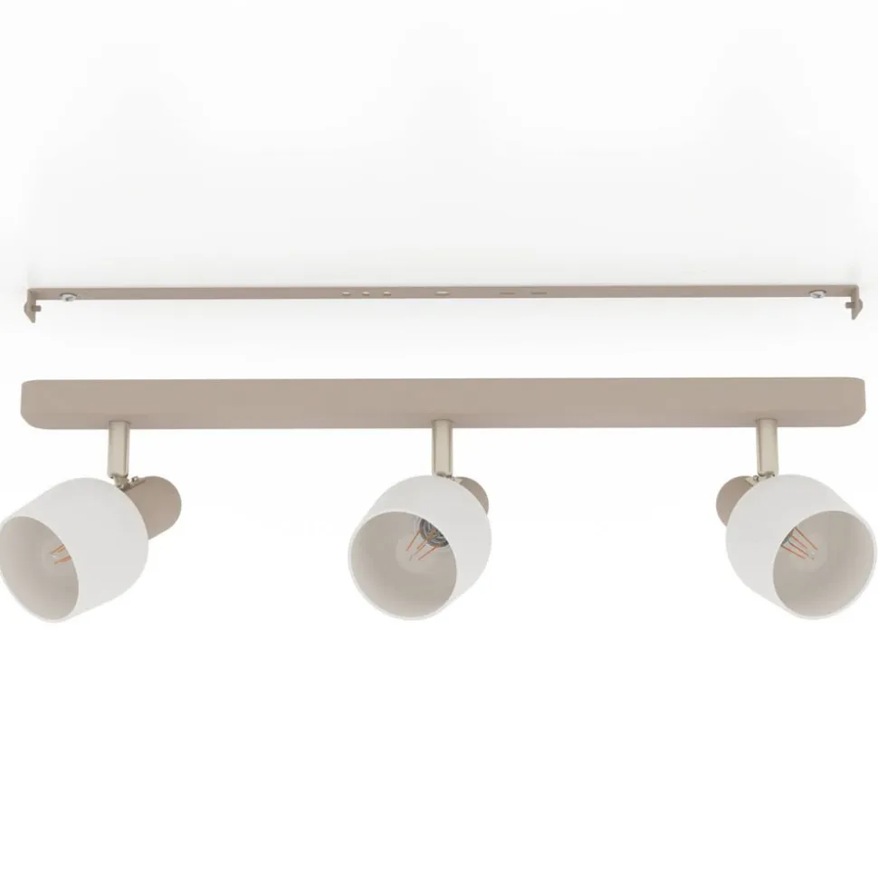 Corato loftspot, sand/nikkel/opal, 3 lyskilder.