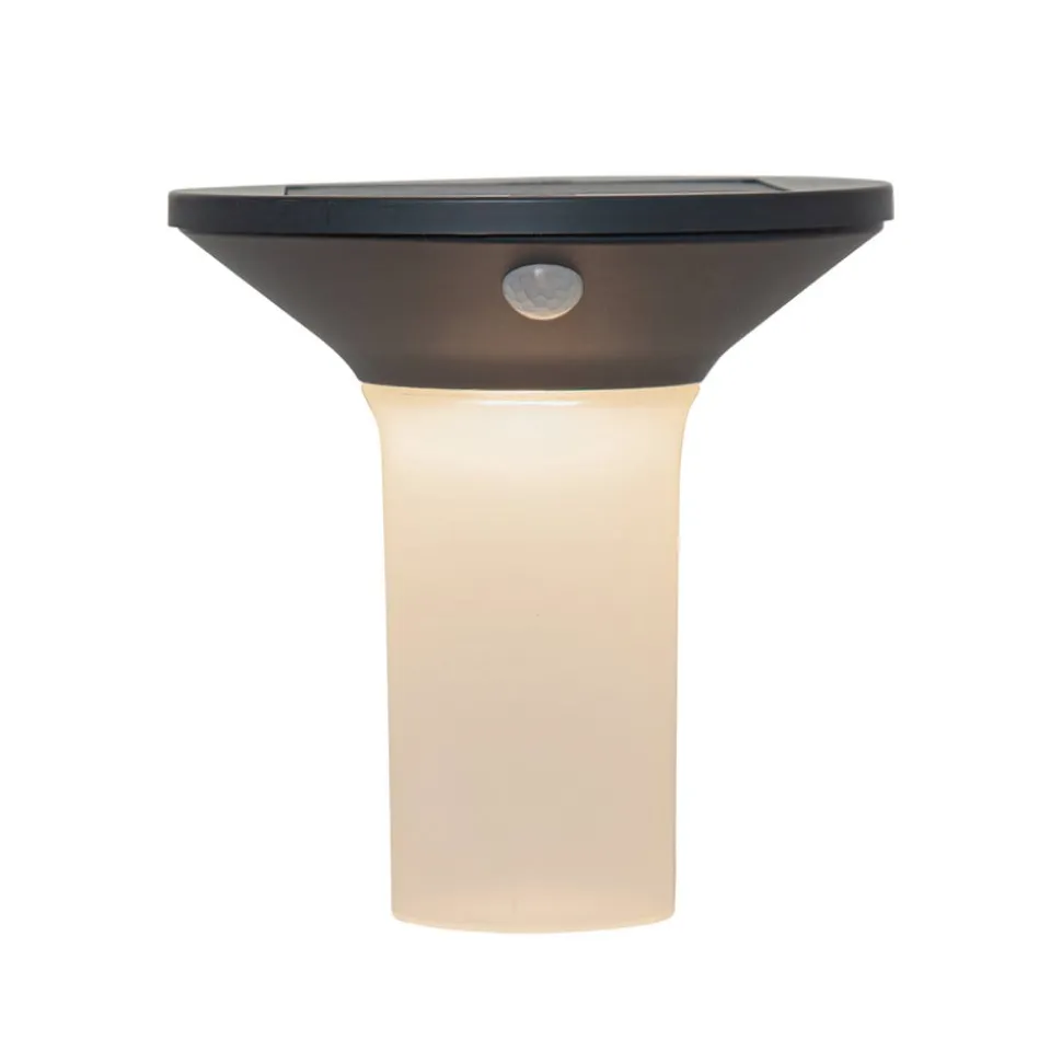 Corbezzola udendørs LED-væglampe, sort, sensor