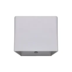 Cube LED-væglampe, batteri, magnetisk, hvid