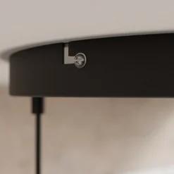 Cubus hængelampe, Ø 50 cm, 3 lyskilder, røgfarvet grå, glas