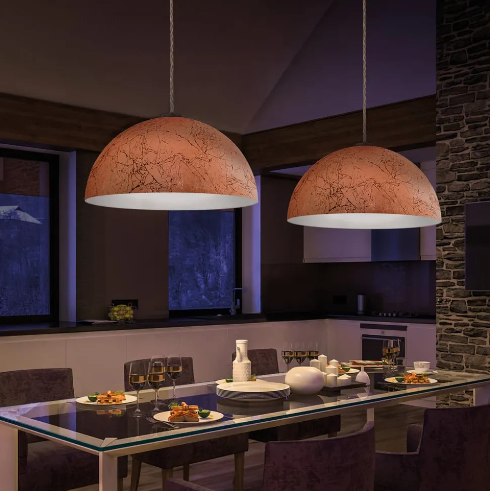 Cult Vintage hængelampe, kobber, Ø 40 cm