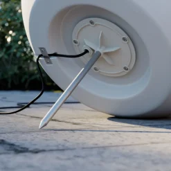 Cumulus M terrasselampe, hvid, plast, Ø 45 cm, IP44