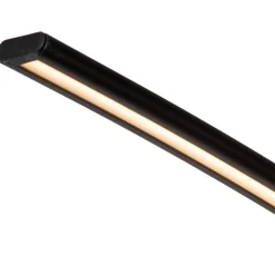 Curve buelampe, sort, marmor, 192 cm, dæmpbar