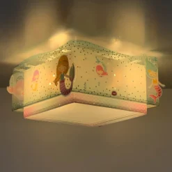 Dalber Mermaids loftlampe, havfruer, 1 lyskilde