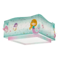 Dalber Mermaids loftlampe, havfruer, 1 lyskilde