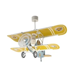 Dalber pendellampe Lion Plane, farverig, træ/plast