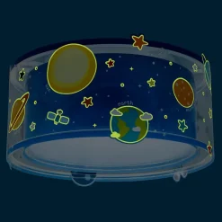 Dalber Planets loftlampe med motiv af rummet
