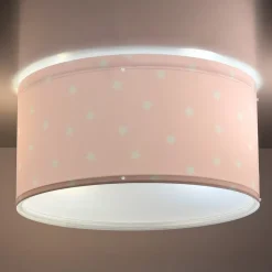 Dalber Star Light loftslampe til børn, pink