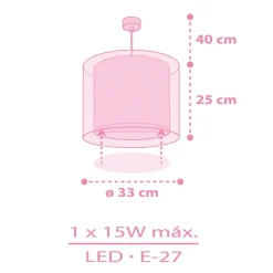 Dalber Unicorns hængelampe t. børn enhjørningmotiv