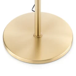 Danuta justerbar LED-gulvlampe, mat messing