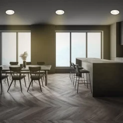 Desi indbygningslampe, hvid, Ø9cm, dæmpbar, 3000K