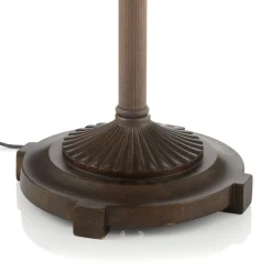 Diamond dekorativ gulvlampe med Tiffany-skærm