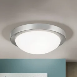 Diskret MINEA loftlampe Ø 32 cm i nikkel