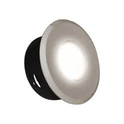 DL7001 indbygningsspot, højvolt, børstet jern