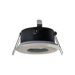 DL7001 indbygningsspot, højvolt, børstet jern