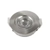 DL6809 LED-downlight, rundt, nikkel