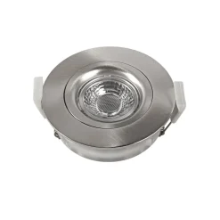 DL6809 LED-downlight, rundt, nikkel