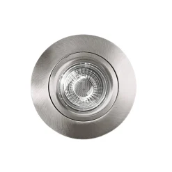 DL6809 LED-downlight, rundt, nikkel