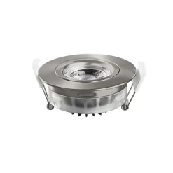 DL6809 LED-downlight, rundt, nikkel