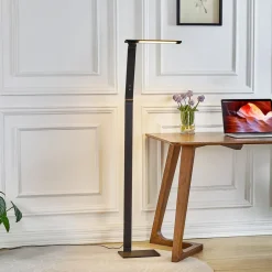 Dæmpbar LED gulvlampe Salome, variabel lysfarve