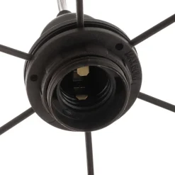 Dorina hængelampe, grøn/guld Ø 60cm