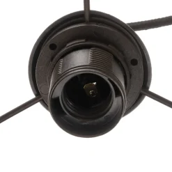 Dorina hængelampe, grøn/guld Ø 50cm