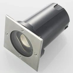 Doris - LED-gulvspot til indbygning, kantet form