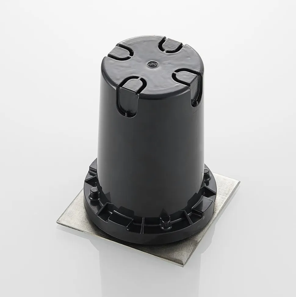 Doris - LED-gulvspot til indbygning, kantet form