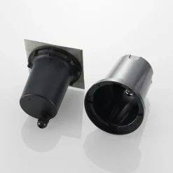 Doris - LED-gulvspot til indbygning, kantet form