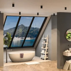 Downlight CAN, sort, IP44, Ø 6 cm, metal, GU10