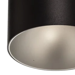 Downlight Point Tone, sort, indvendig sølv