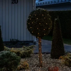 Dråber lyskæde, grøn med opvikler, 300 lyskilder