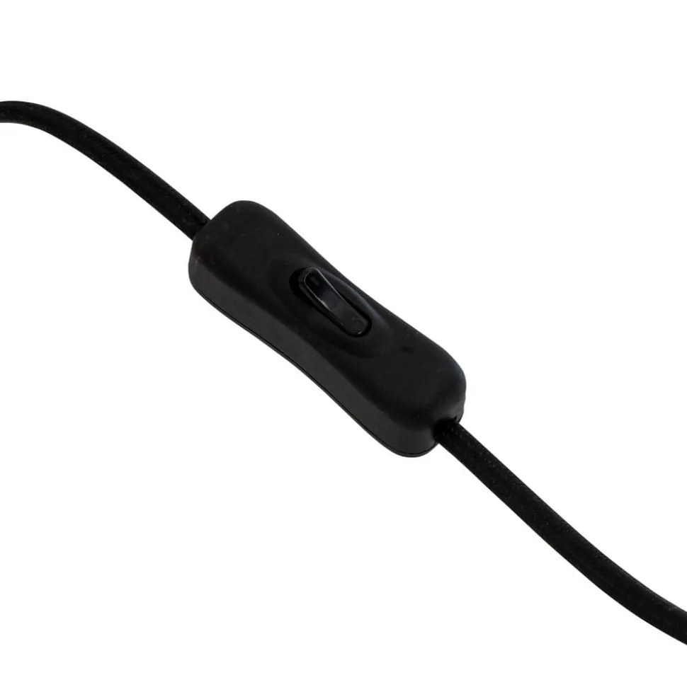 Dyberg Larsen Arch bordlampe, sort/messingfarvet, metal