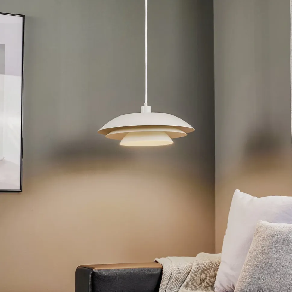 Dyberg Larsen DL45 hængelampe metal hvid